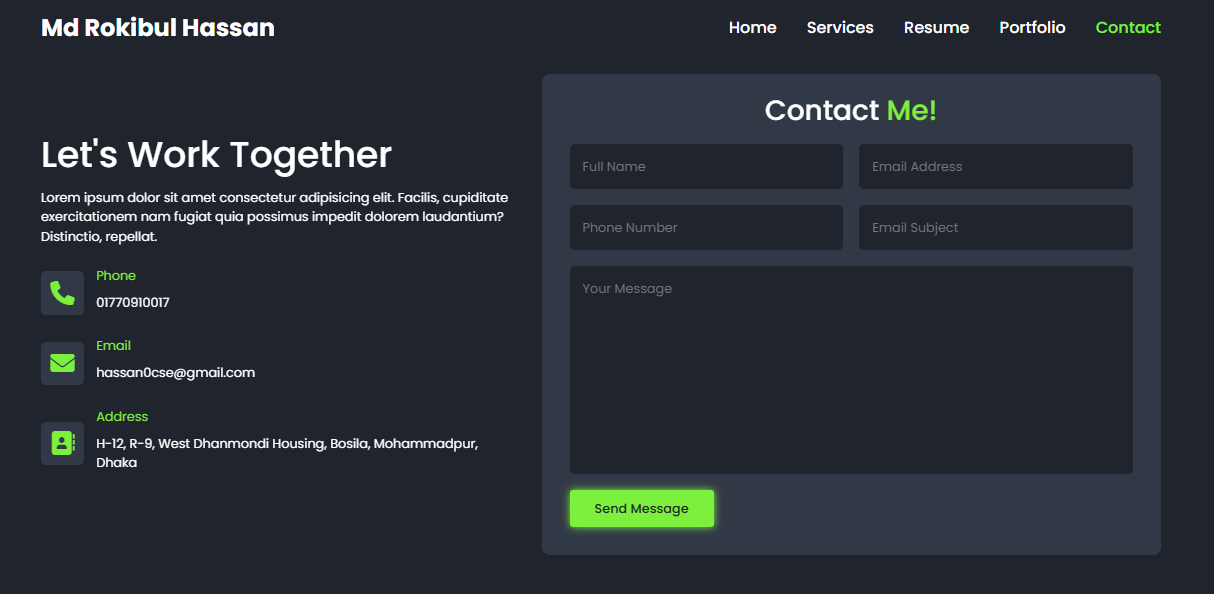 Personal Portfolio
